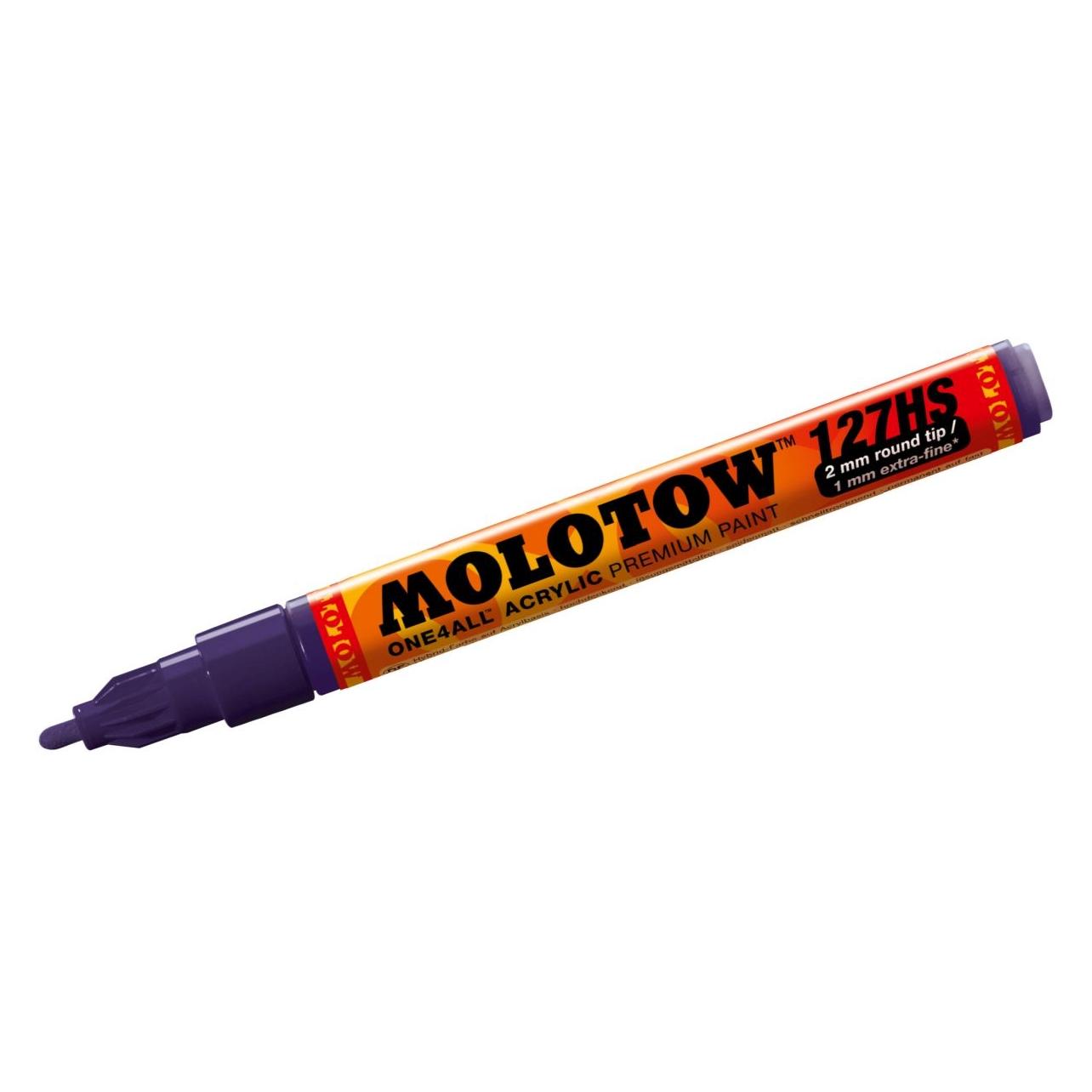 Molotow, Marker, Permanent Marker One4All 127 Hs Navulbaar 2mm Violet Donker (1 x)