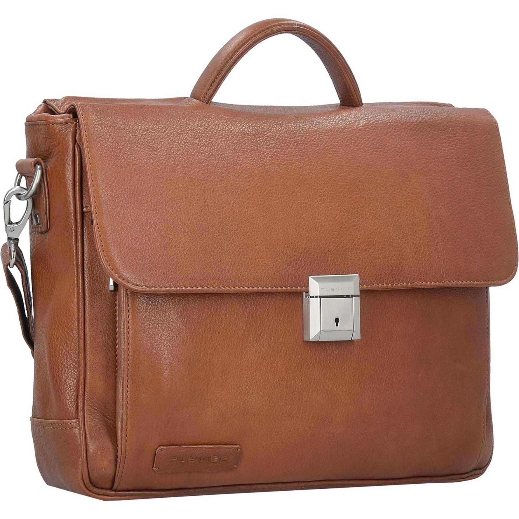 Thumbnail - Fujitsu 400er Serie Aktentasche Leder 40 cm Laptopfach (16.93"), Notebooktasche, Braun