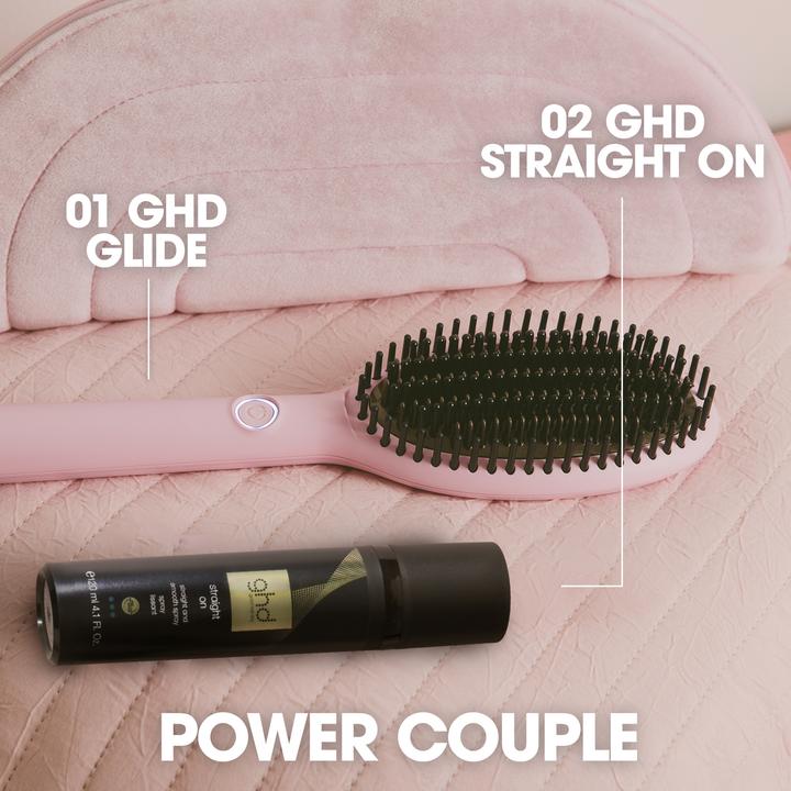 Produktbild ghd glide Limited Edition Hot Brush in Pink-Sorbet mit Hitzeschutz-Etui