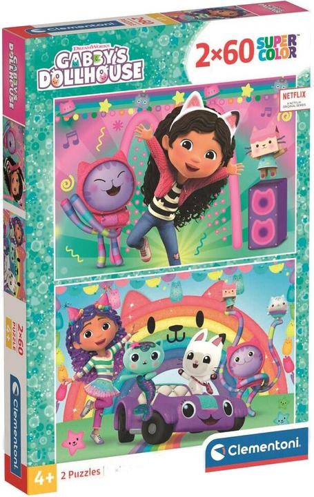 Image du produit Clementoni Puzzle Gabby's Dollhouse 2x60 pièces (120 pièces)