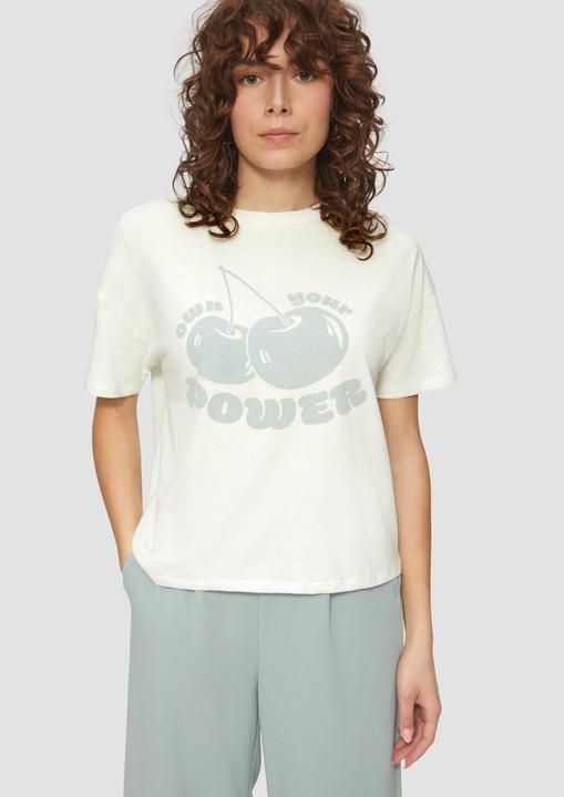 Immagine prodotto S.Oliver T-Shirt Printshirt mit überschnittener Schulter (S)