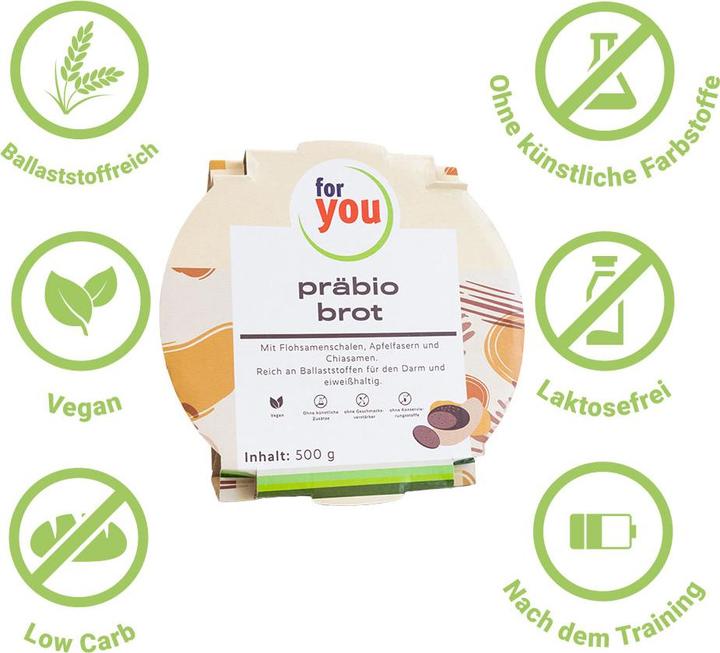 Actual product image For You prebio bread (1 Piece, 500 g)