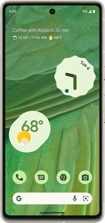 Immagine prodotto Google Pixel 7 (256 GB, Citronella, 6.30", SIM + eSIM, 5G)