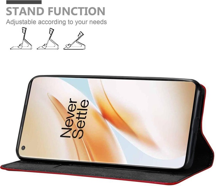 Actual product image Cadorabo Book Invisible Magnet Cover (OnePlus 8 Pro)