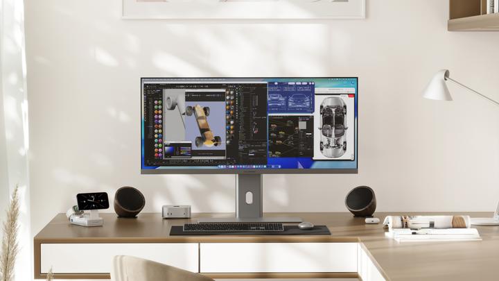Actual product image Alogic Edge Ultrawide 40 Zoll 5K Monitor 21:9 Silver (5120 x 2160 pixels, 40")