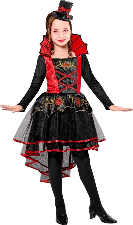 Actual product image Widmann Vampiress costume dress with mini hat (116)