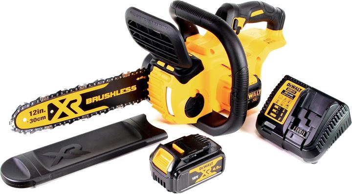 Produktbild DeWalt DCM 565 M1 Akku Kettensäge 18V + 1x Akku 4,0 Ah + Ladegerät (Akku Kettensäge)