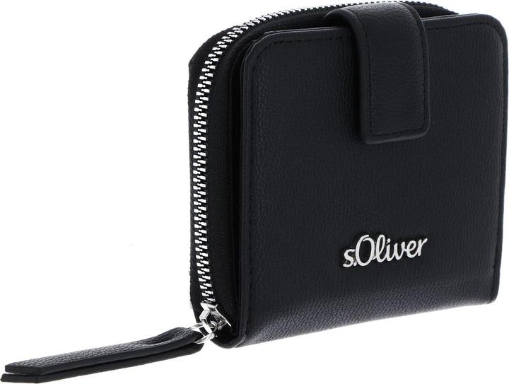 Produktbild S.Oliver Portemonnaie Handliches Portemonnaie mit Reissverschlussfach und Logo-Detail