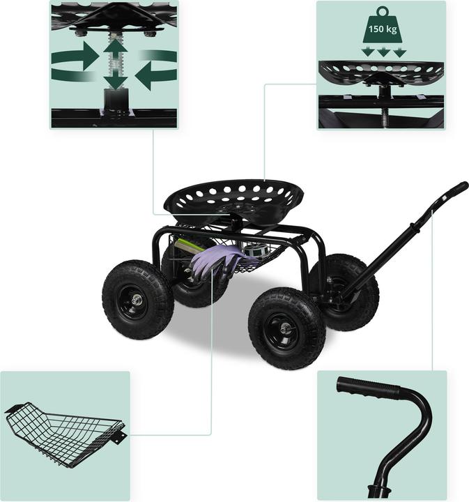 Produktbild Relaxdays Gartensitz