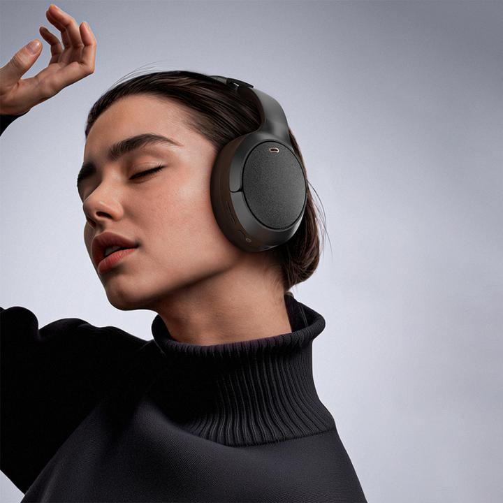 Actual product image Acefast H6 ANC Wireless Bluetooth 5.3 IPX4 Over-Ear Headphones - White (ANC, Wireless)
