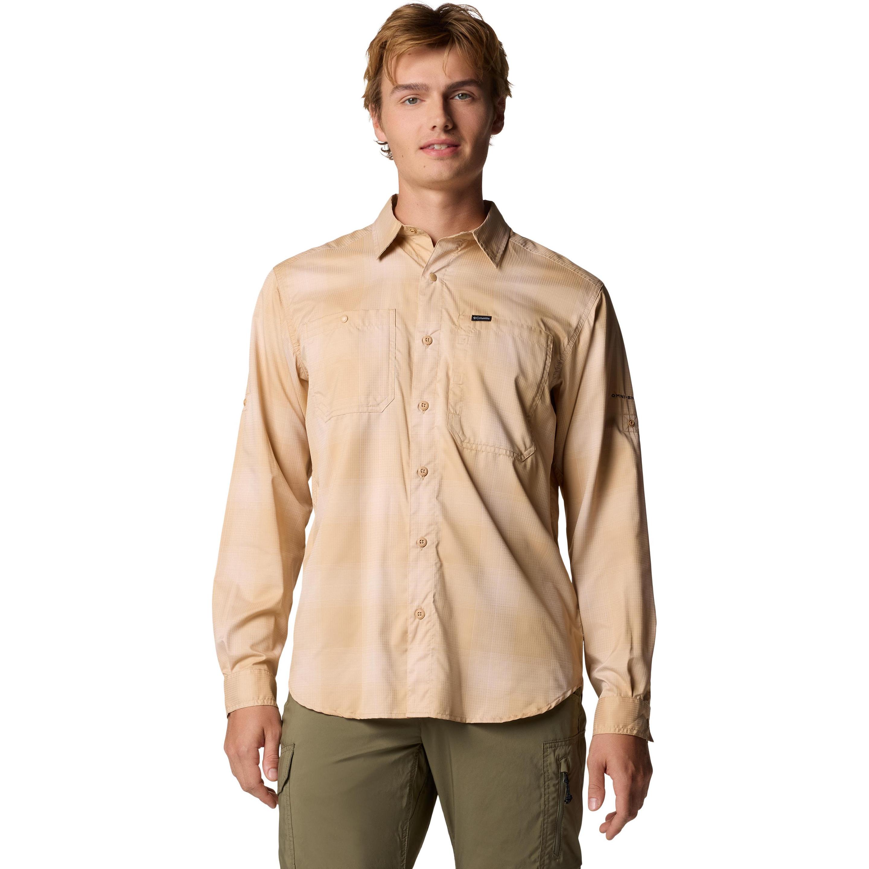 Columbia, Herren, Hemd, Silver Ridge™ Utility Lite Plaid LS, Braun, (S)