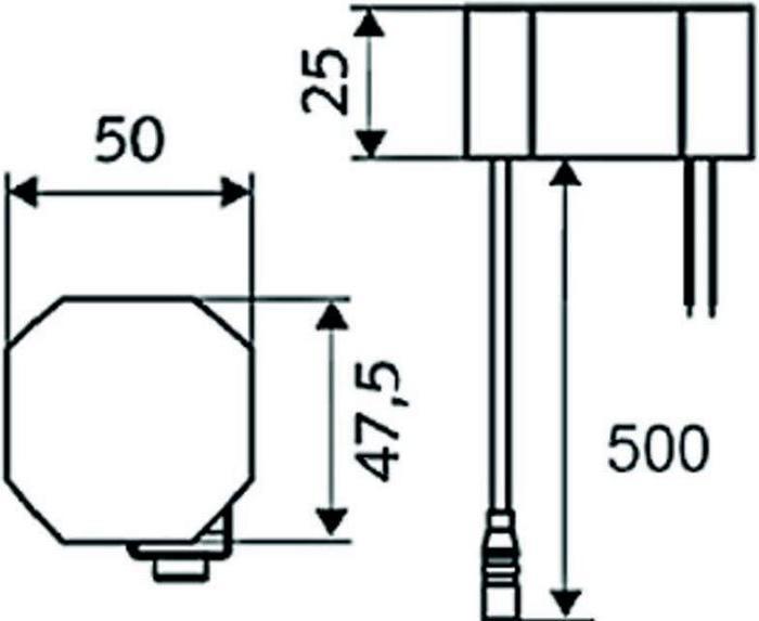 Produktbild Schell Elektronische WT-Armatur PURIS E Typ HD-M Netzbetrieb ch Steckernetzteil