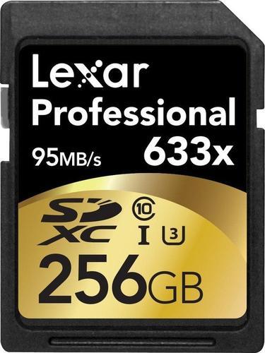 Immagine prodotto Lexar Professional 633x SDHC/SDXC UHS-I V30 U3 (256 GB, SDXC, U3, UHS-I)