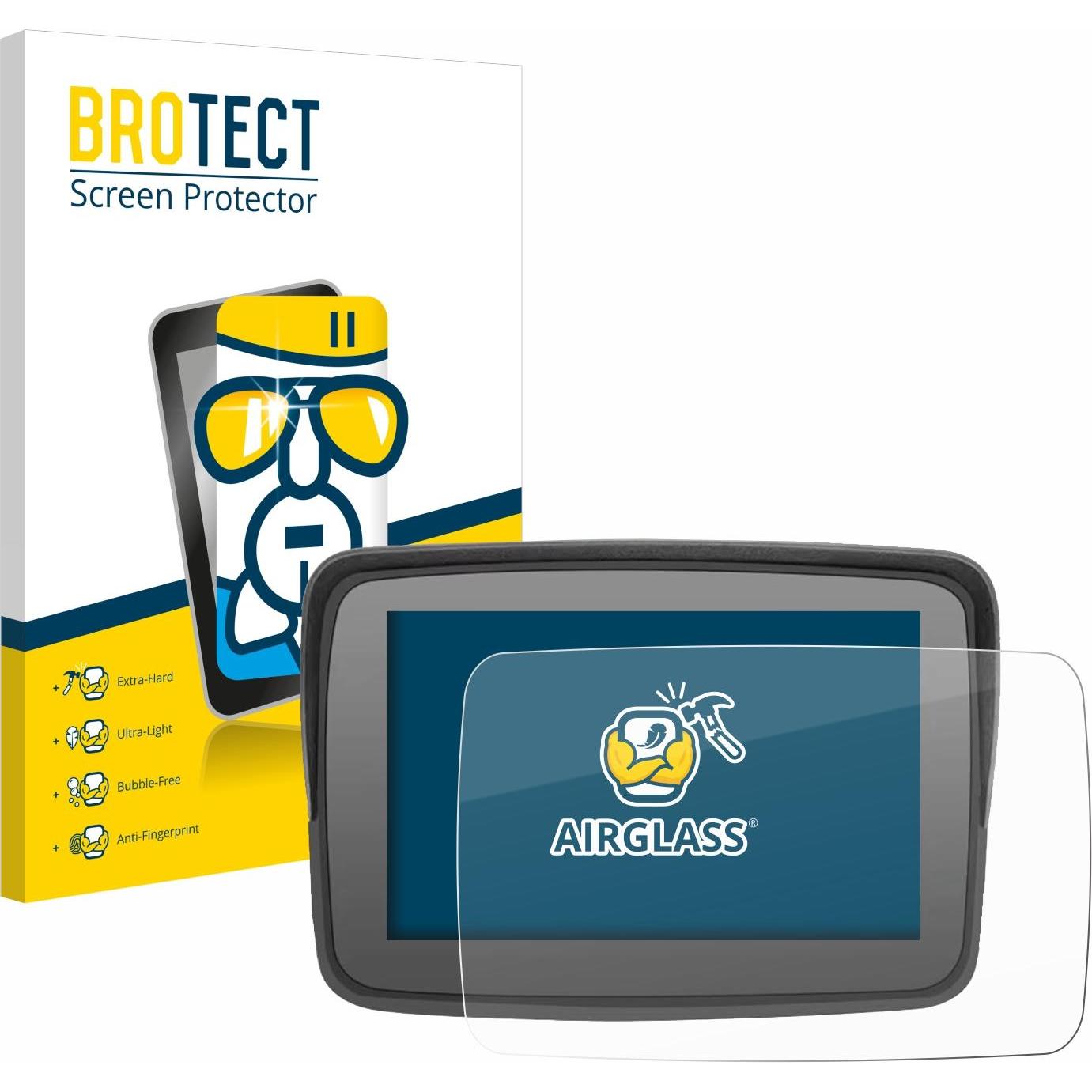 BROTECT, Fahrzeug Navigation Zubehör, Schutzglas Schutzfolie Displayschutz Display Schutz Glas Folie klar