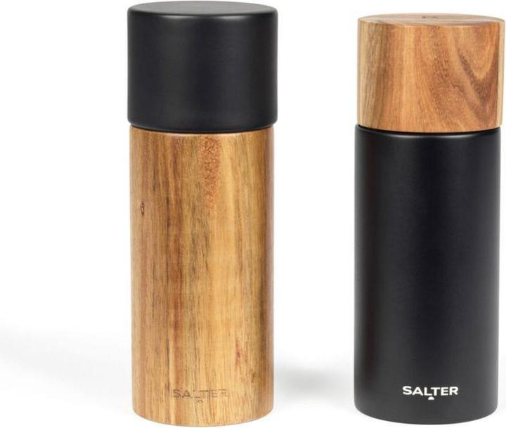 Salter BW12068EU7 Toronto Salt & Pepper Mills Black (Peper, Zout)