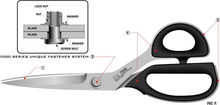 Image du produit Kai Ciseaux de tailleur 7000 (25.50 cm)