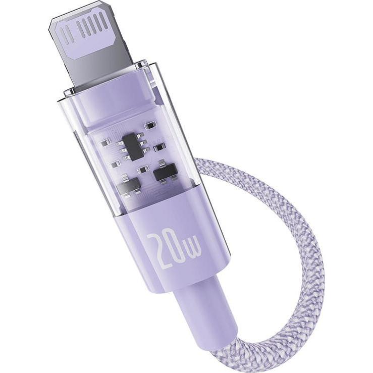 Thumbnail - Baseus Gem USB-C zu iP Schnellladekabel 2 m 20 W Lila (2 m), USB Kabel