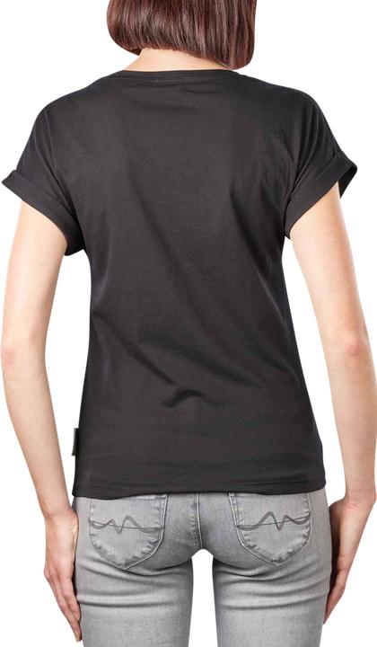 Actual product image Marc O'Polo Deep Round Neck T-Shirt Short Sleeve Black (XS)