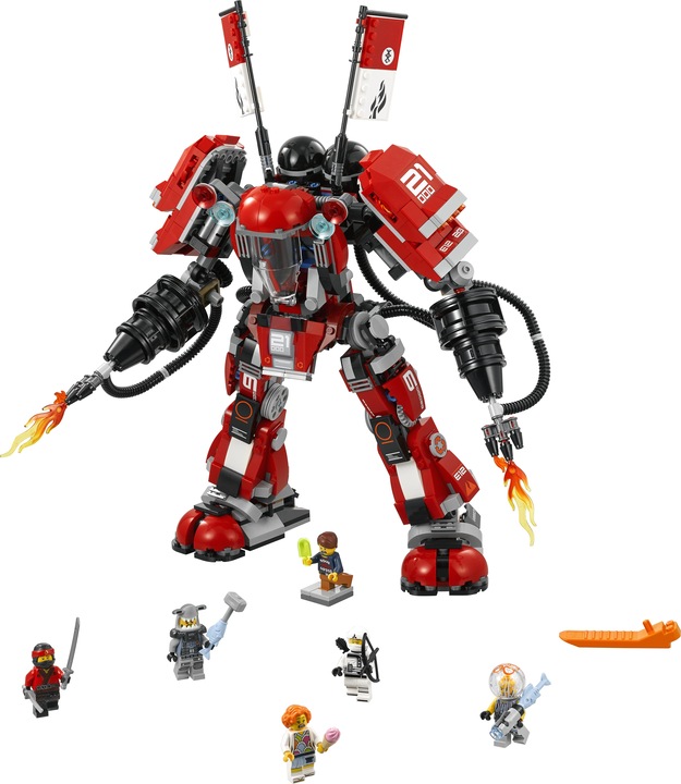 Actual product image LEGO Ninjago Movie Kai's Fire-Mech (70615, LEGO Ninjago)