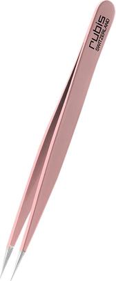 Actual product image Rubis Tweezers pointed, pink, Inox
