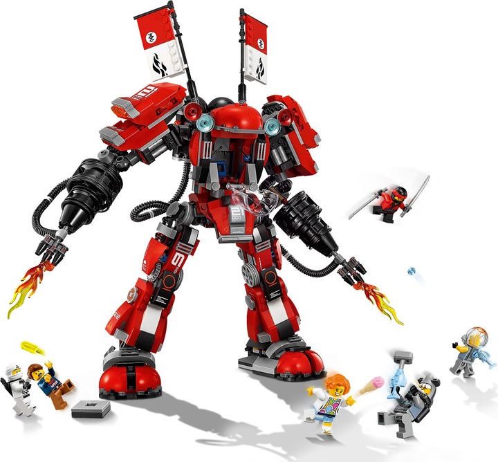Actual product image LEGO Ninjago Movie Kai's Fire-Mech (70615, LEGO Ninjago)
