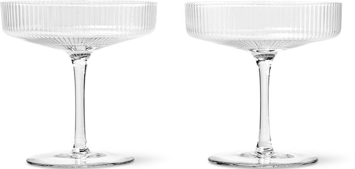 Produktbild Ferm Living Ripple (15 cl, 2 Gläser, Sektgläser)