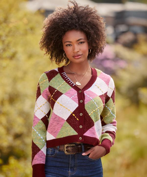 Produktbild Joe Browns Classic Argyle Pattern Cardigan (44)