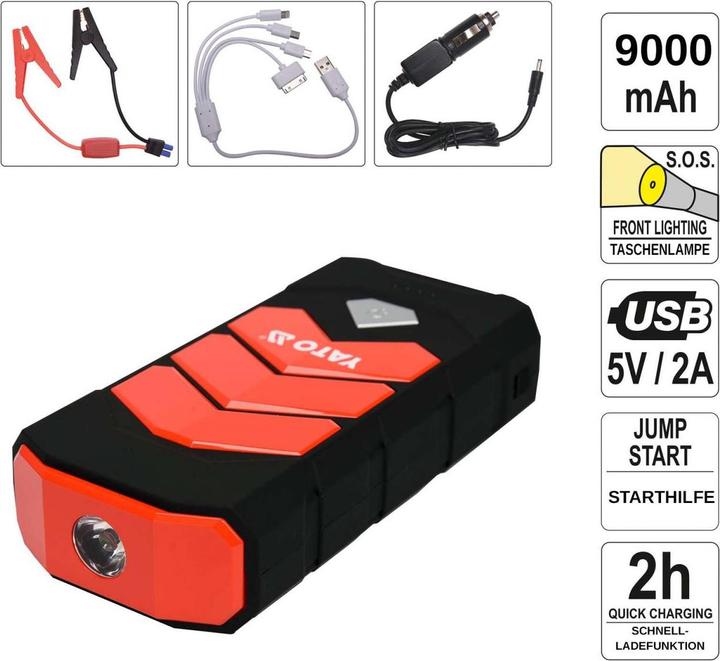 Produktbild Yato Powerbank (400 A, 9000 mAh)