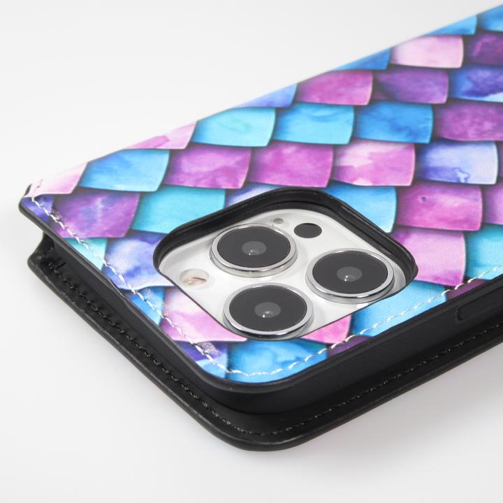 Produktbild PhoneLook Hülle Flip Drachenschuppen mit Aufbewahrung für Kreditkarten, Ticket, SIM-Karte (Apple iPhone 13 Pro Max)