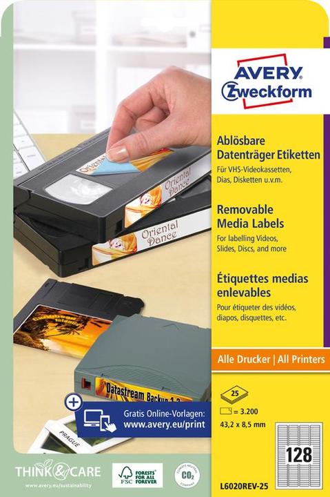 Immagine prodotto Avery Etichette per diapositive