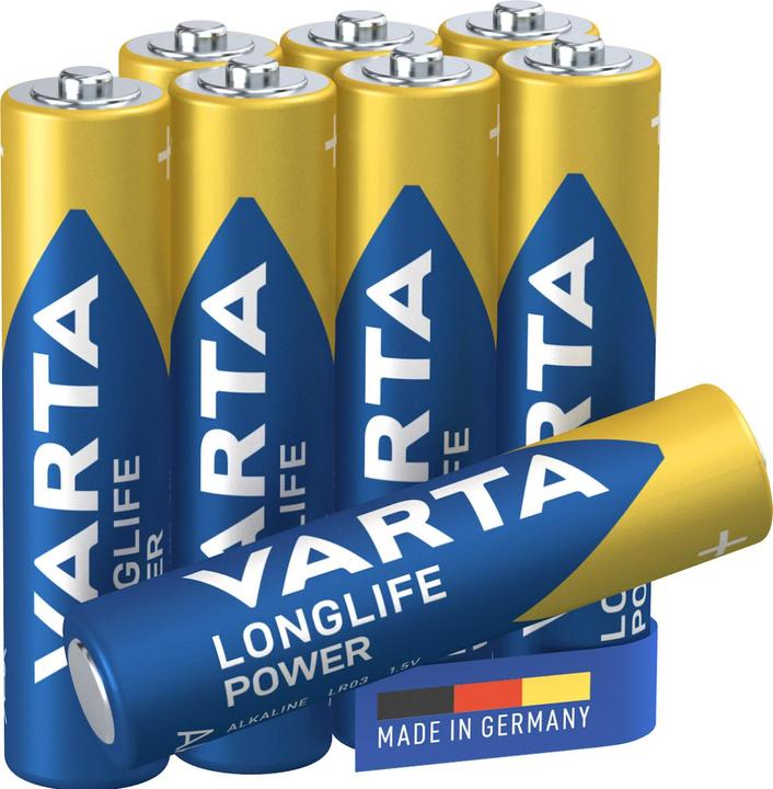 Actual product image Varta long-life power (8 pcs., AAA, 1260 mAh)