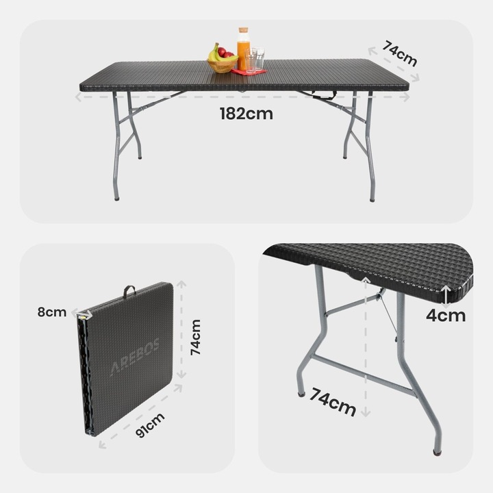 Produktbild Arebos Gartentisch (74 cm)