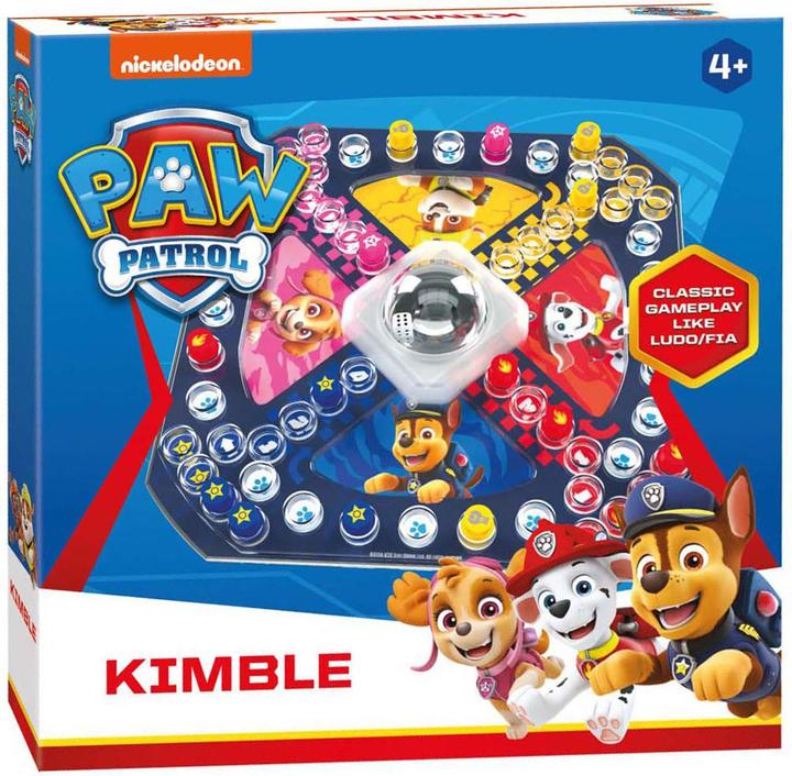 Produktbild Selecta Spielzeug PAW Patrol Kimble Ludo-Spiel (Dänisch, Deutsch, Englisch, Finnisch, Französisch, Norwegisch, Schwedisch, 2 - 4 Spieler)