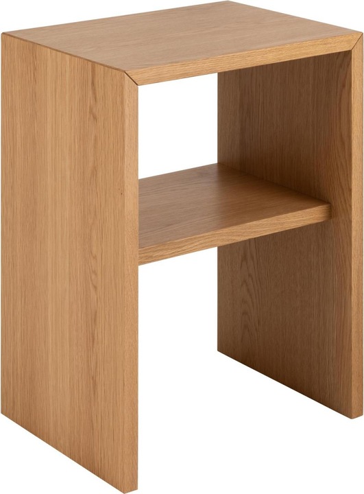 Productafbeelding AC Design Arlon Nachttisch Eiche PU-lackiertes Furnier (45 x 35 x 60 cm)