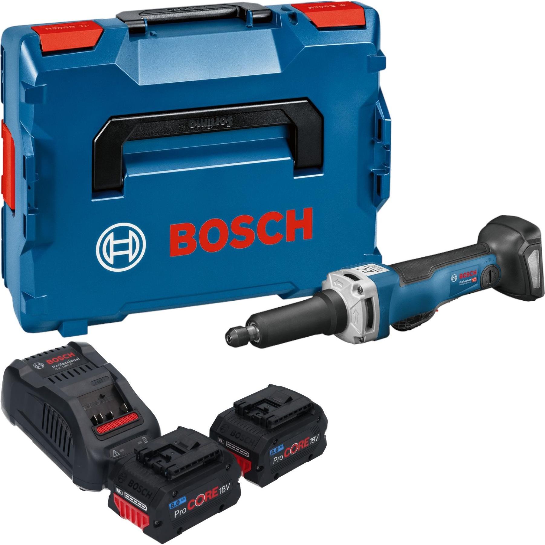 Bosch Professional, Schleifmaschine + Poliermaschine, Bosch GGS 18V-23 PLC Professional Akku Geradschleifer 18 V Brushle...