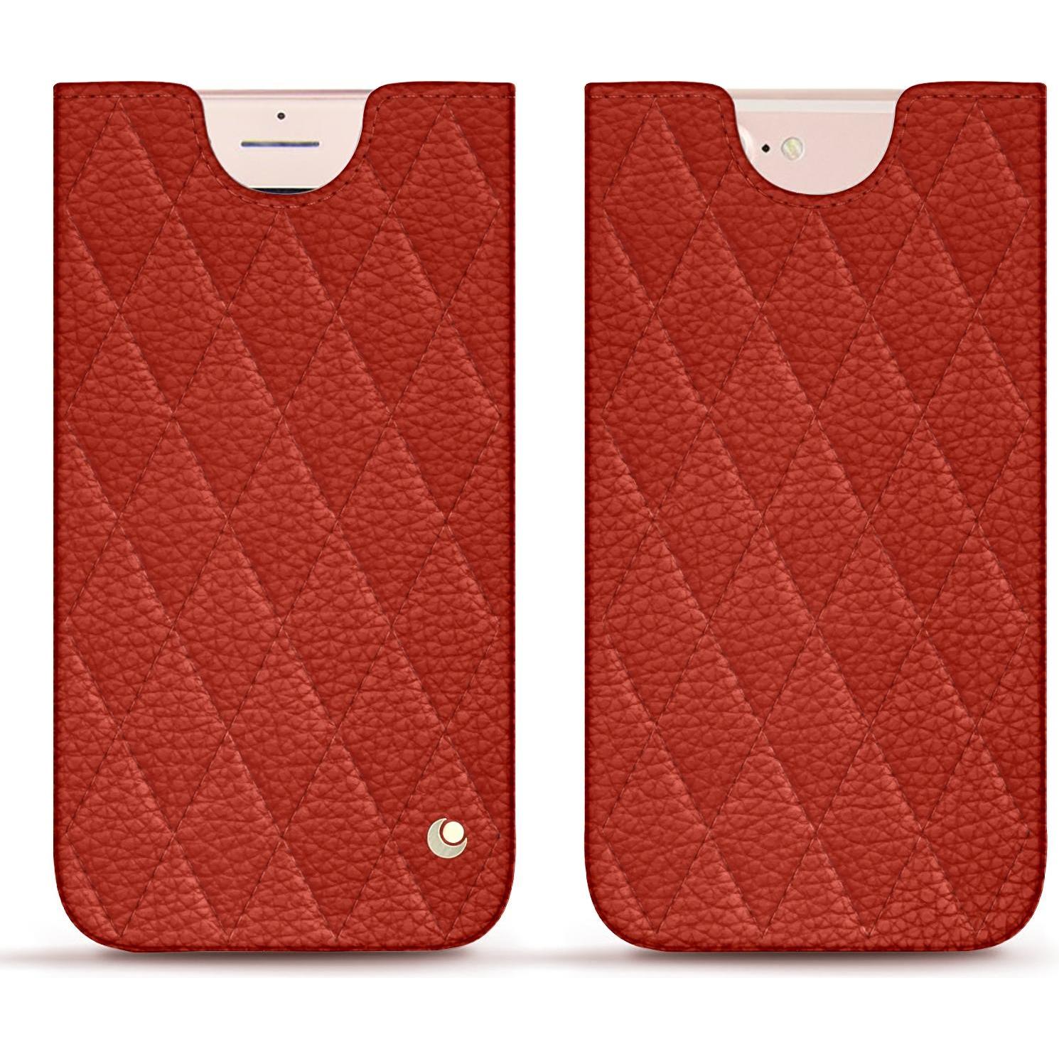 Noreve Lederschutzhülle (Apple iPhone 7 Plus), Smartphone Hülle, Orange