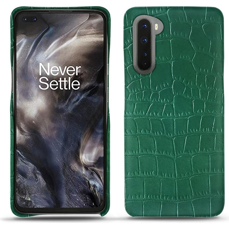 Thumbnail - Noreve Lederschutzhülle (OnePlus Nord), Smartphone Hülle, Grün