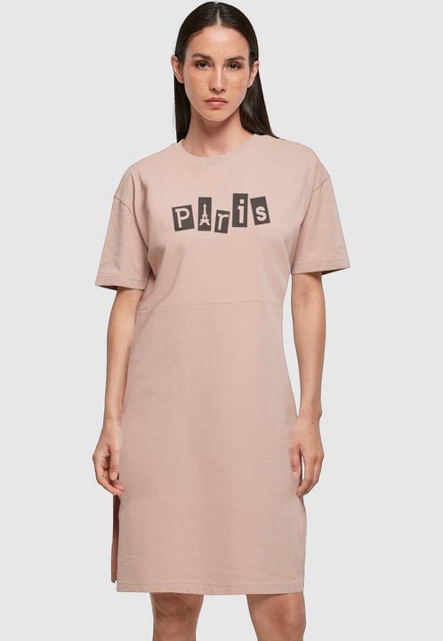 Image du produit Merchcode Ladies Paris Organic Oversized Slit Tee Dress - 117787 (M)