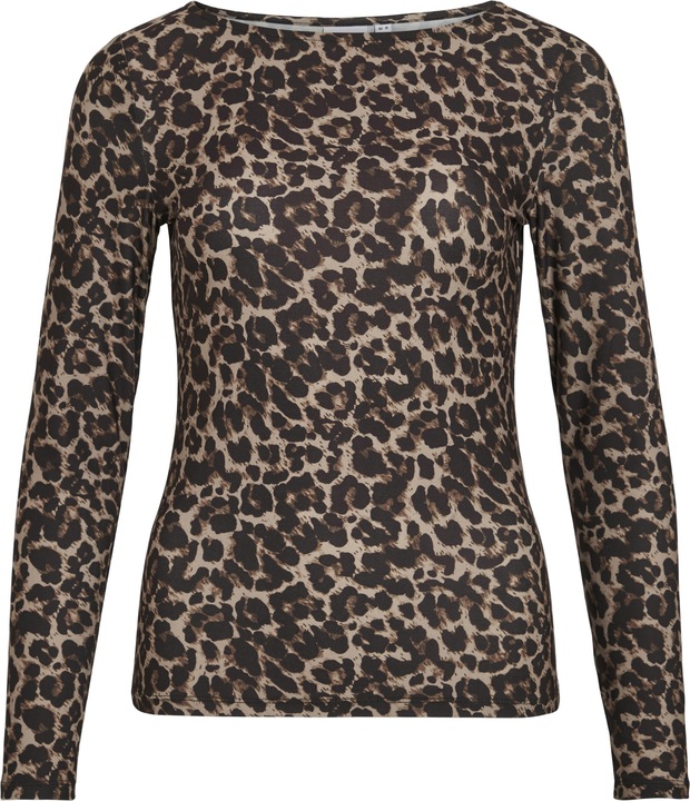Actual product image Vila Leoprint top with long sleeves (XS)