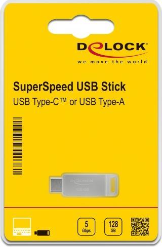 Actual product image Delock 54076 (128 GB, USB-A, USB-C)