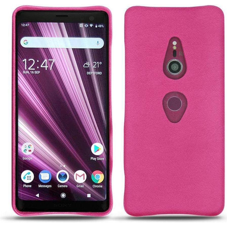 Thumbnail - Noreve Lederschutzhülle (Sony Xperia XZ3), Smartphone Hülle, Rosa