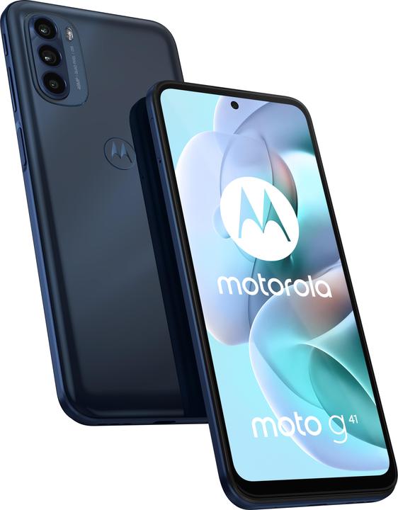 Produktbild Motorola Moto G41 (128 GB, Meteorite Black, 6.43", Hybrid Dual SIM, 4G)