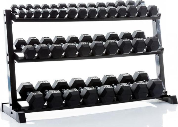 Actual product image Muscle Power Dumbbell Rack Three Tier