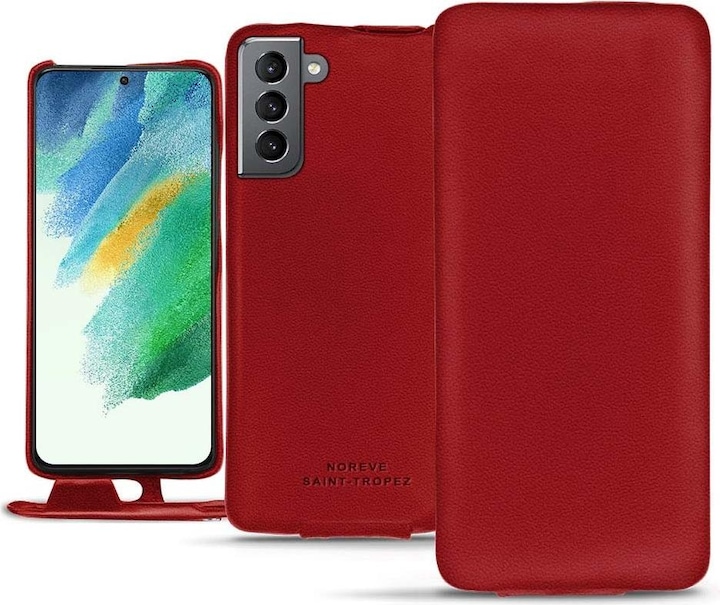 Noreve Lederschutzhülle vertikal (Samsung Galaxy S21 FE)