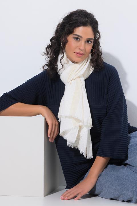 Immagine prodotto Ulla Popken Sciarpa a righe in misto lino