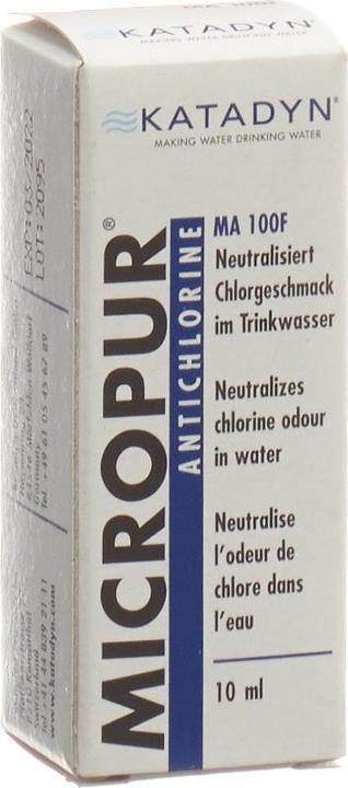 Actual product image Katadyn Micropur Antichlor MA 100F