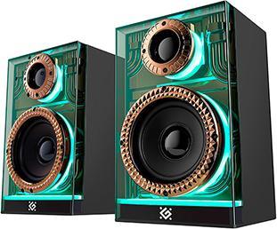 Produktbild Defender Lautsprechers FUTURO, 2.0, 20W, schwarz, AUX/Bluetooth, Hintergrundbeleuchtung