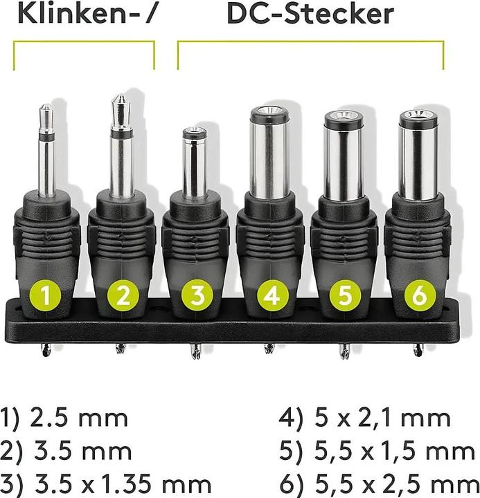 Produktbild Goobay Universal-Netzteil 3 V - 12 V max. 12 W / 1,0 A