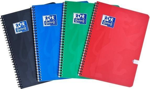 Teka A5/80K Spiralnotizbuch, Esse-Karo (5 Stück) OXFORD (A5, Quadrillé, Couverture souple)