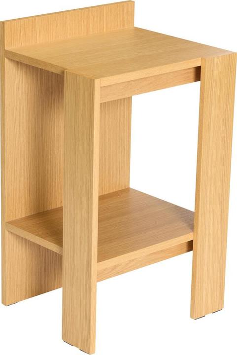 Actual product image Hübsch Merge Bedside Table Natural (37 x 37 x 70 cm)